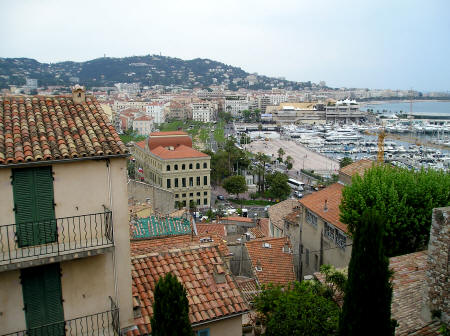 Town of Cannes near Nice France