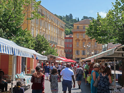 Outdoor Market in Nice France