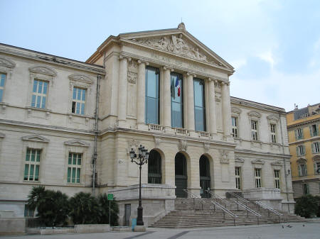 Palais de Justice in Nice France (Law Courts)
